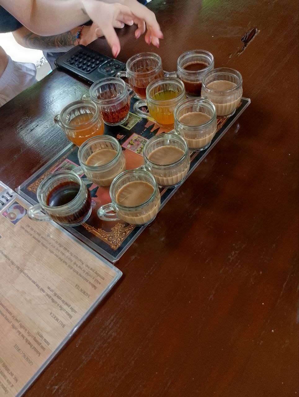 Coffee tasting experience