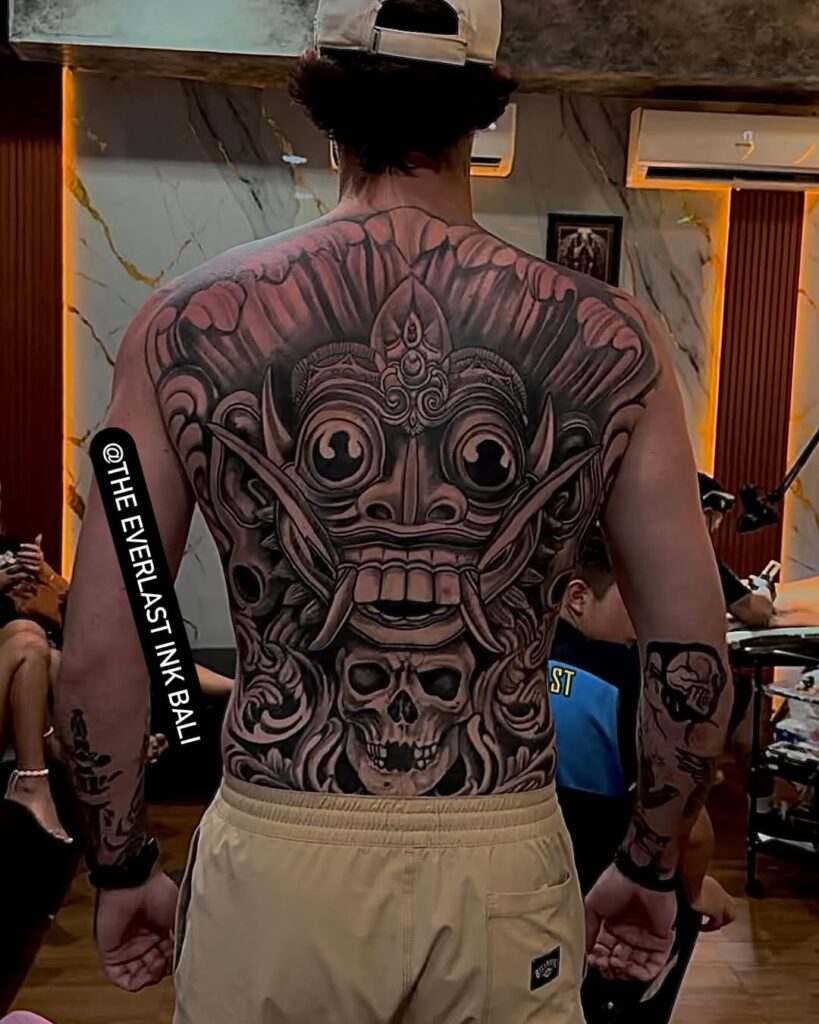Balinese mythology tattoo