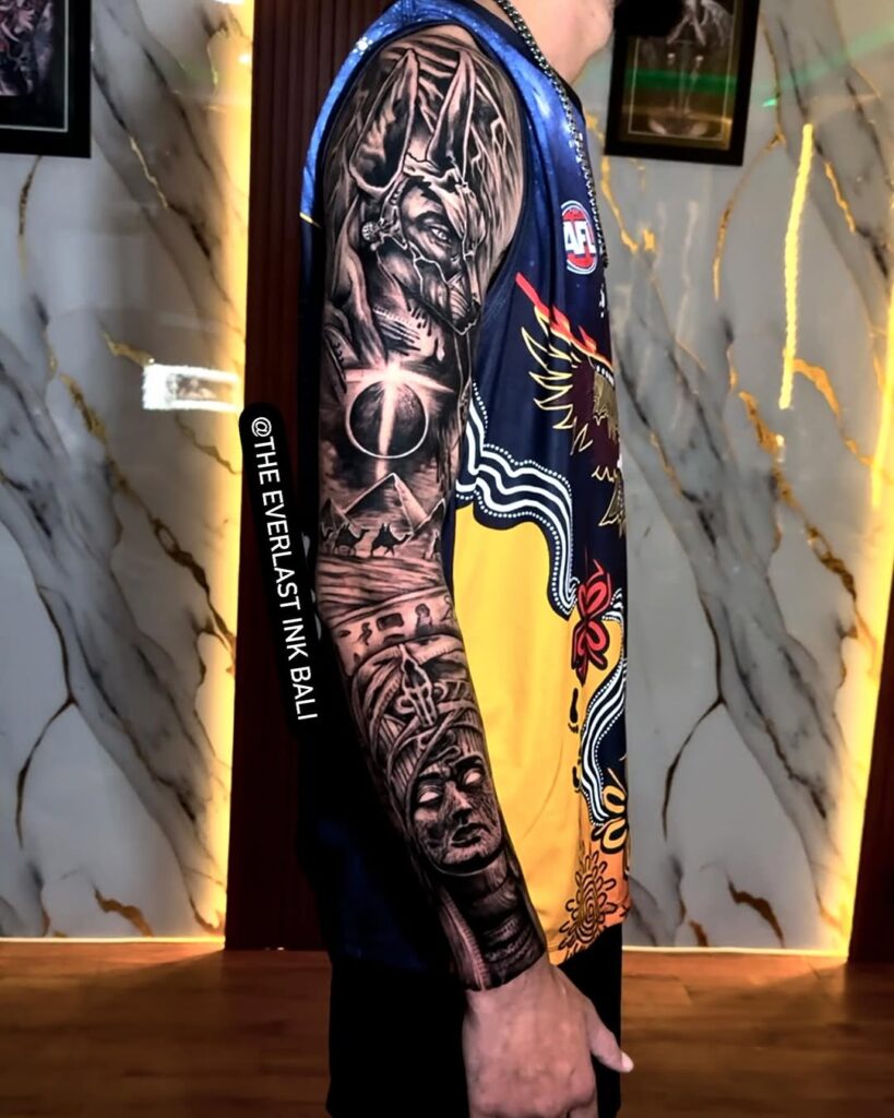 Blackwork sleeve design